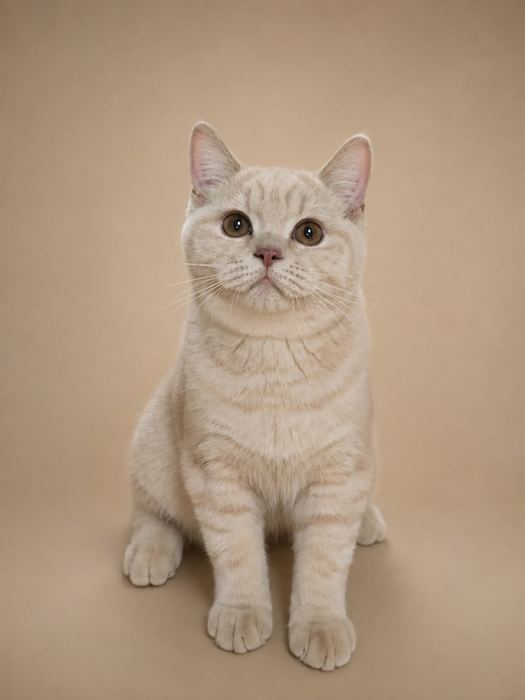Jamoncitos, macho British Shorthair crema